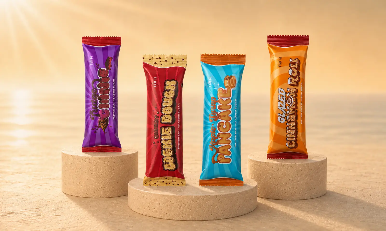 Nanosupps — Premium healthy dessert product concept